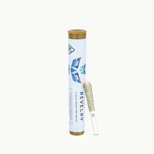 Revelry Herb Co - Tahoe Blue - Sativa - Pre Roll 2pk (1g) - 1