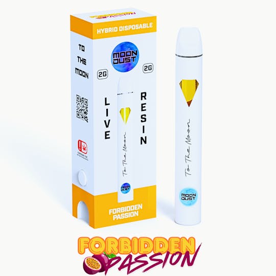 MOON DUST - 2G LIVE RESIN DISPOSABLE - FORBIDDEN PASSION - HYBRID - 1
