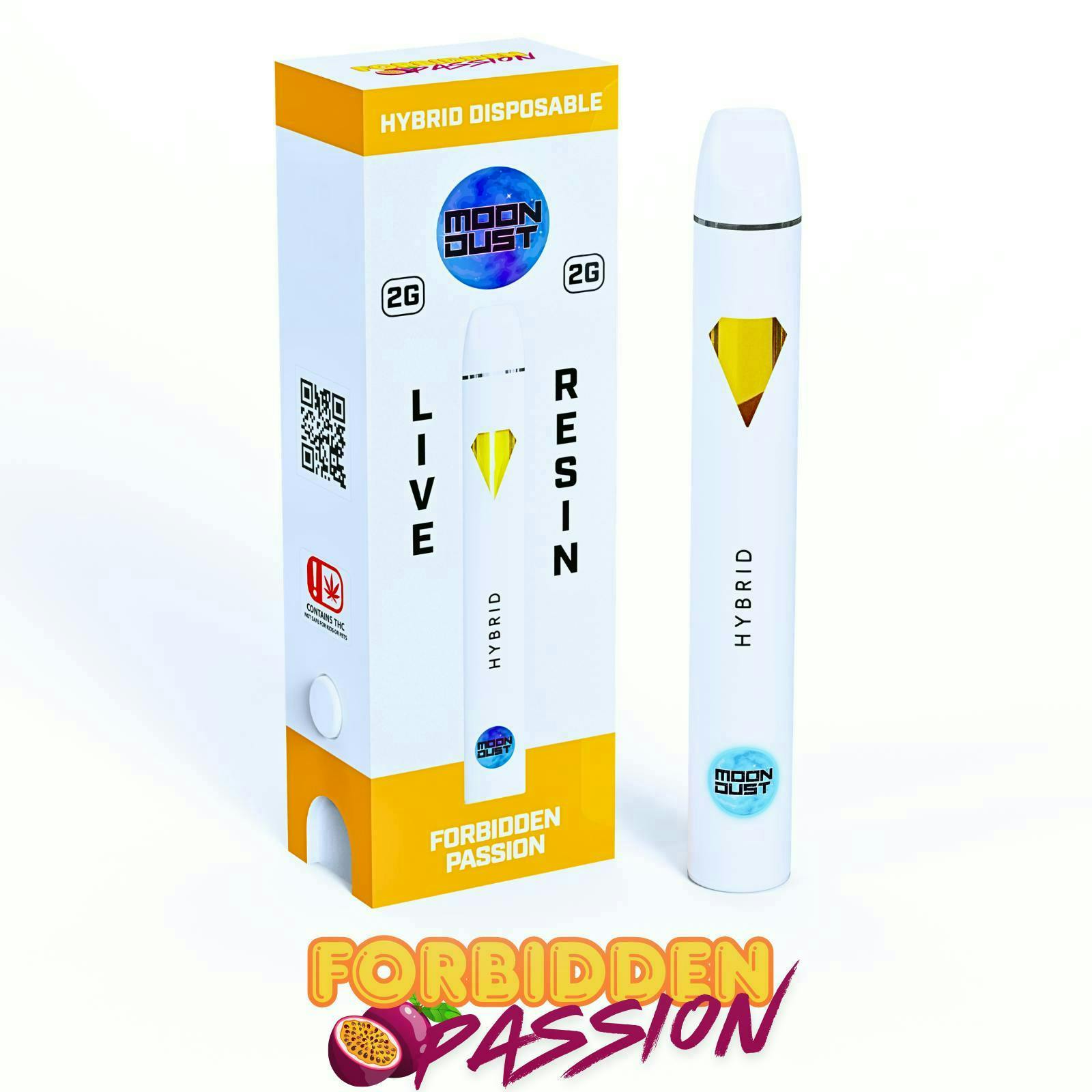 Moon Dust | Forbidden Passion | Live Resin Disposable | 2g - Tulsa