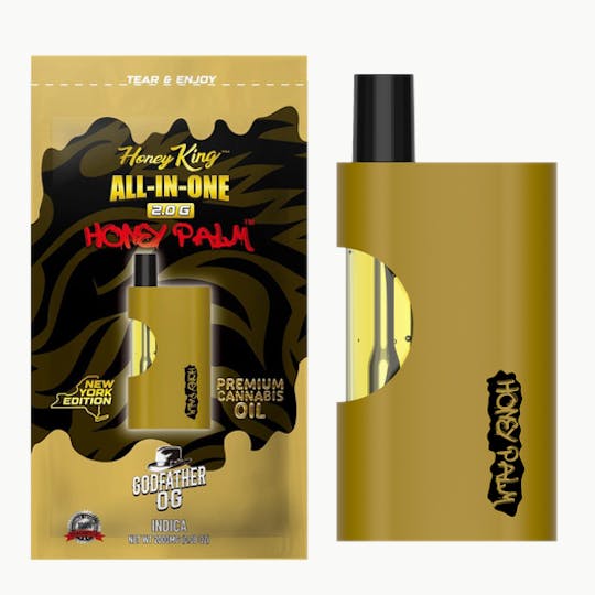 Honey King - HONEY KING 2G HONEY PALM ALL-IN-ONE - GODFATHER OG - 1