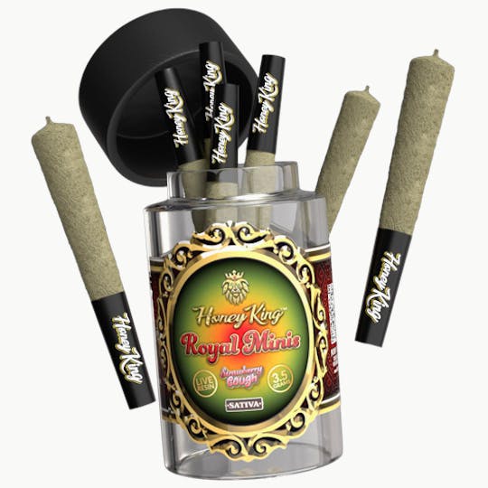 Honey King - HONEY KING 7X ROYAL MINIS 3.5G - STRAWBERRY COUGH - 1
