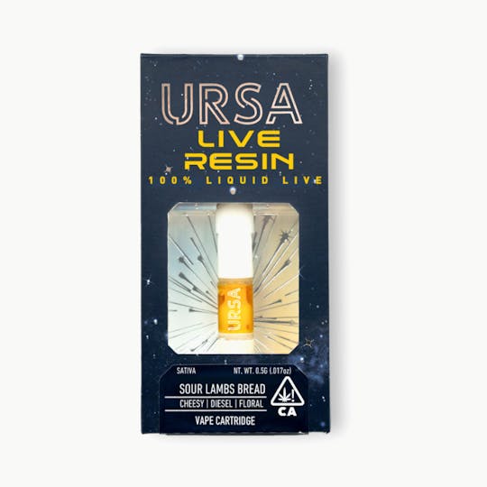 URSA Extracts - Sour Lambs Bread 0.5G Live Resin Cartridge - 1