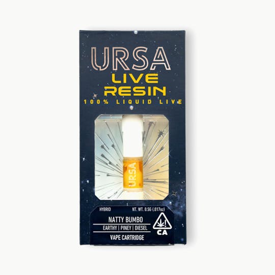 URSA Extracts - Natty Bumbo 0.5G Live Resin Cartridge - 1