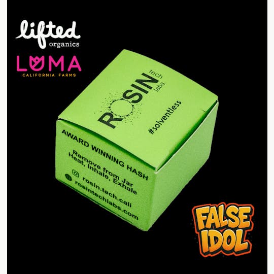 Rosin Tech Labs - Green Label - False Idol - Cold Cure - 1