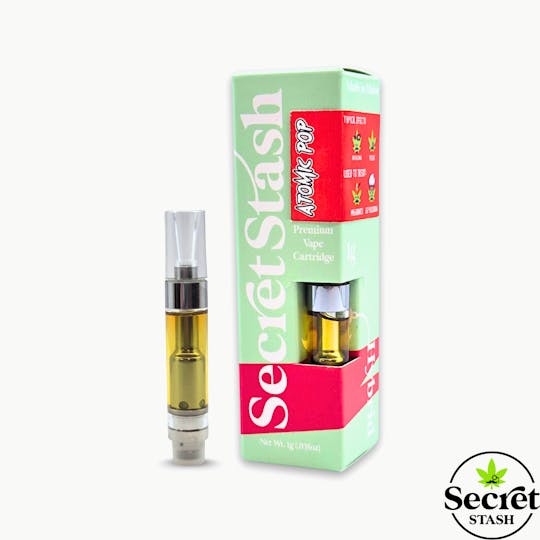 Secret Stash - Secret Stash | Distillate Cart | Atomic Pop | 1g - 1