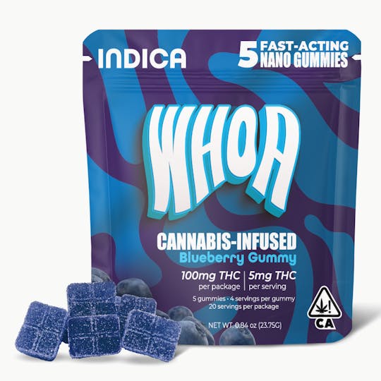 Whoa - Blueberry Gummy 5 Pack - 1