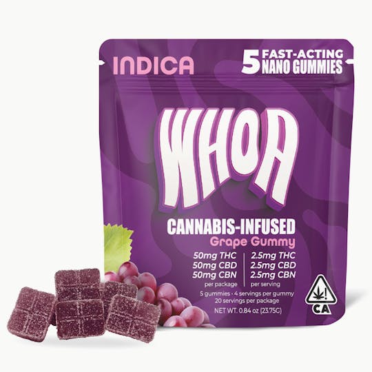 Whoa - Grape Gummy 5 Pack - 1