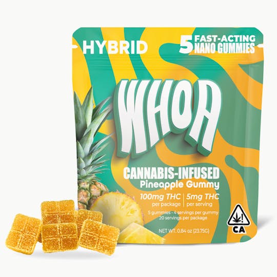 Whoa - Pineapple Gummy 5 Pack - 1