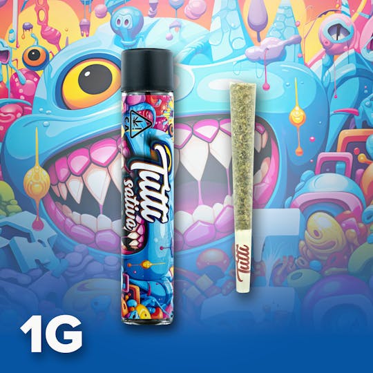 Tutti - Tutti - Diamond Infused Preroll - 1g - Sativa - Apple Diesel - 1