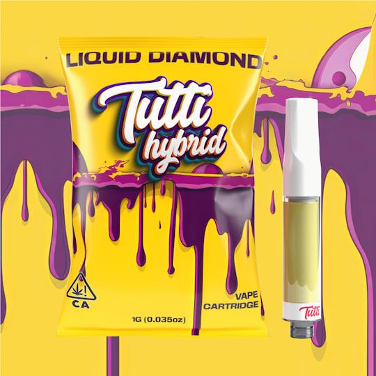 Tutti - Tutti - Liquid Diamond Vape Cartridge - 1g - Hybrid - Gelato 41 - 1
