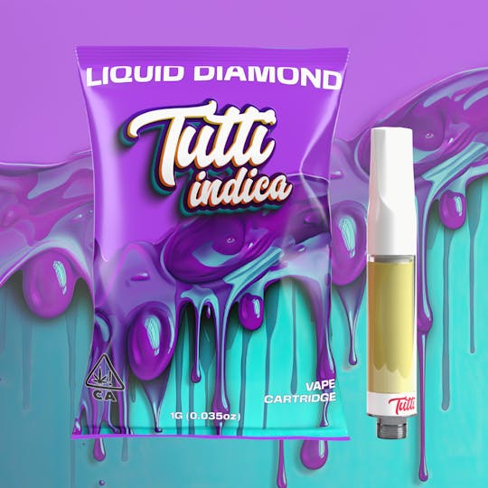 Tutti - Tutti - Liquid Diamond Vape Cartridge - 1g - Indica - Gas Berry - 1