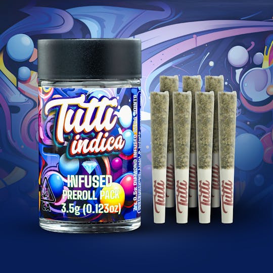 Tutti - Tutti - Diamond Infused Preroll - 0.5g 7pk - Indica - Northern Lights - 1