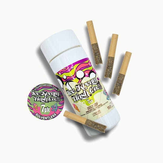 Ice Kream Hash Co. - IKHCO | Giggly Goop | Rosin Infused PRJ | Single Scoop 7pk | 3.5g - 1