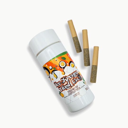Ice Kream Hash Co. - IKHCO | Citrus Mint Pop | Rosin Infused PRJ | Single Scoops 3pk | 1.5g - 1