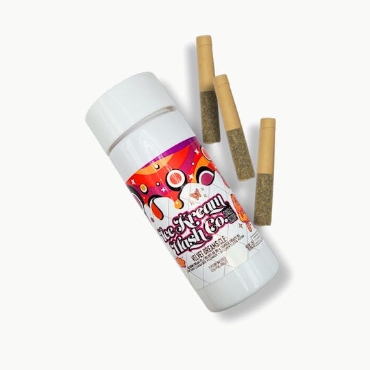 Ice Kream Hash Co. - IKHCO | Velvet Dreamsicle | Rosin Infused PRJ | Single Scoops 3pk | 1.5g - 1