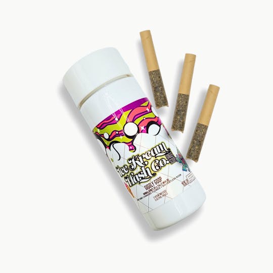 Ice Kream Hash Co. - IKHCO | Giggly Goop 3pk | Rosin Infused PRJ | Single Scoop 3pk | 1.5g - 1
