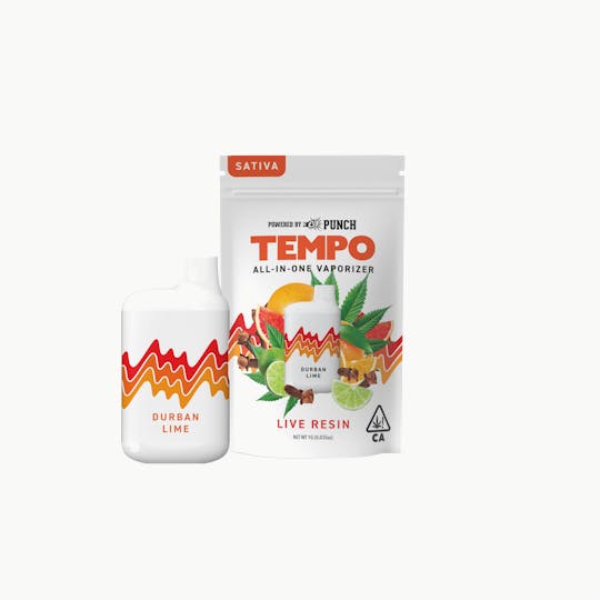 Tempo - Durban Lime Live Resin AIO Vape (Sativa) - 1