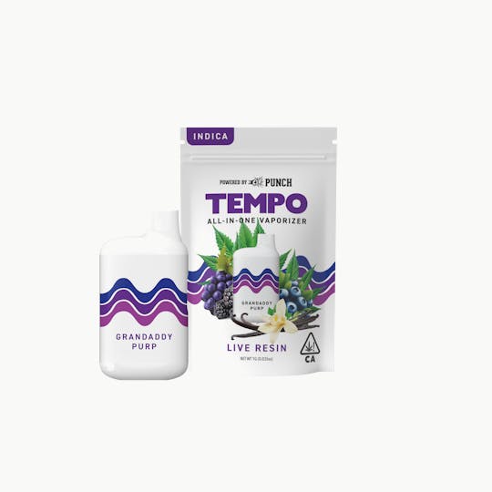 Tempo - Granddaddy Purple Live Resin AIO (Indica) - 1