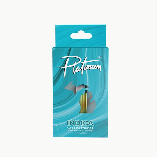 Platinum Vape - Platinum Vape - Creme Brulee (Indica) 1g cartridge - 1