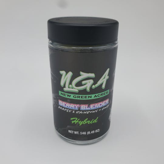 SD STRAINS - NGA 14 gram Half Ounce Jar Indoor Grown Flower STRAIN: Berry Blender - 1