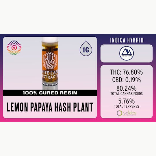 Chromatic (OR) - Chromatic | 1g Cartridge | Lemon Papaya Hash Plant - 1