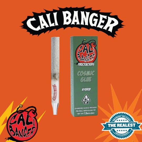 Firecracker by Cali Banger - Firecracker Infused Pre Roll Cosmic Glue 1.5 G - 1