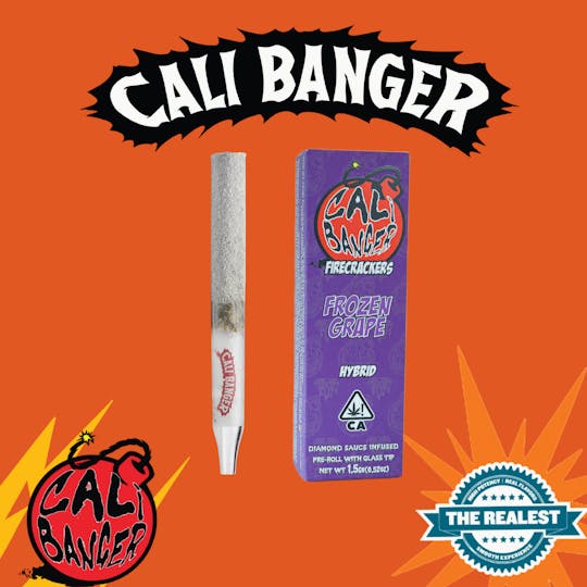 Firecracker by Cali Banger - Firecracker Infused Pre Roll Frozen Grape 1.5 G - 1