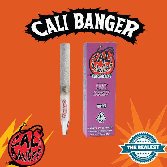 Firecracker by Cali Banger - Firecracker Infused Pre Roll Pink Rozay 1.5 G - 1