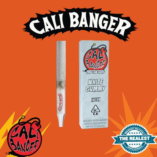 Firecracker by Cali Banger - Firecracker Infused Pre Roll White Gummy 1.5 G - 1