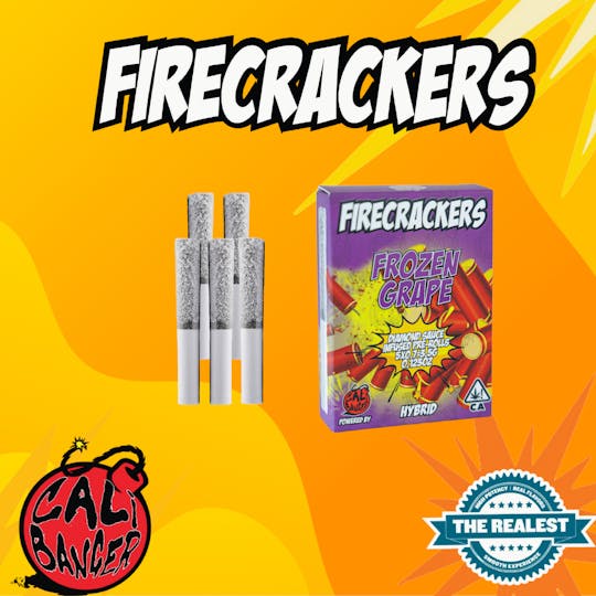 Firecracker by Cali Banger - Firecracker Infused Pre Roll Frozen Grape 5 x 0.7 - 3.5 G - 1