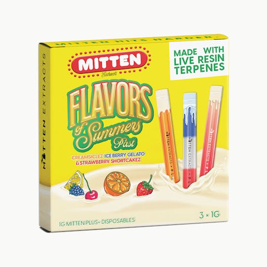 Mitten Extracts - Mitten Extracts Flavors of Summer +Plus Disposable 3 Pack - 1