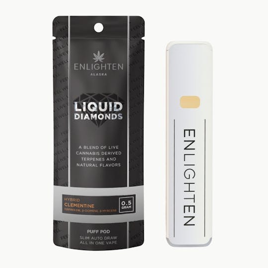 Enlighten - Clementine Liquid Diamond Puff Pod - .5g - 1