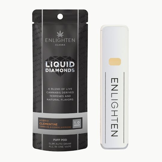 Enlighten - Clementine Liquid Diamond Puff Pod - 1g - 1