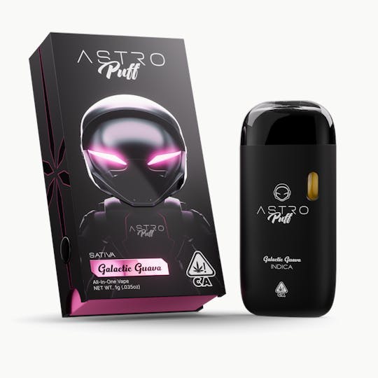 Astro Puff - Astro Puff - Galactic Guava All In One Vape 1g - 1