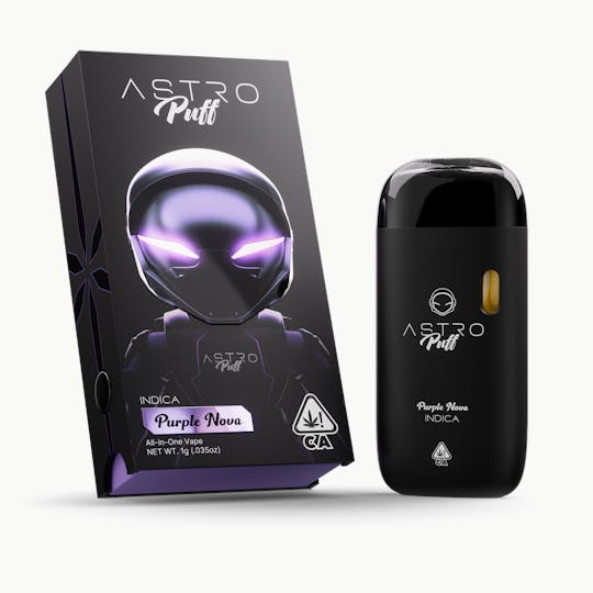 Astro Puff - Astro Puff - Purple Nova All In One Vape 1g - 1