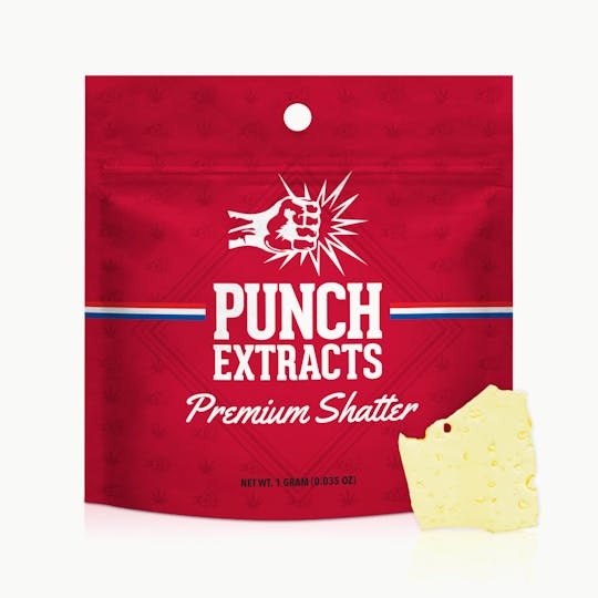 Punch Edibles & Extracts - Sweet Tartz BHO Shatter (1g) - 1