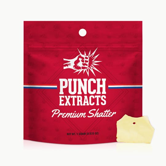 Punch Edibles & Extracts - Black Runtz BHO Shatter (1g) - 1