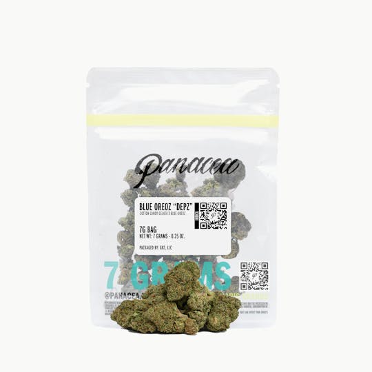 Panacea - Blue Oreoz | Light Deprivation "DEPZ" Bags | 7g - 1