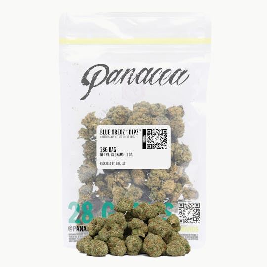 Panacea - Blue Oreoz | Light Deprivation "DEPZ" Bags | 28g - 1