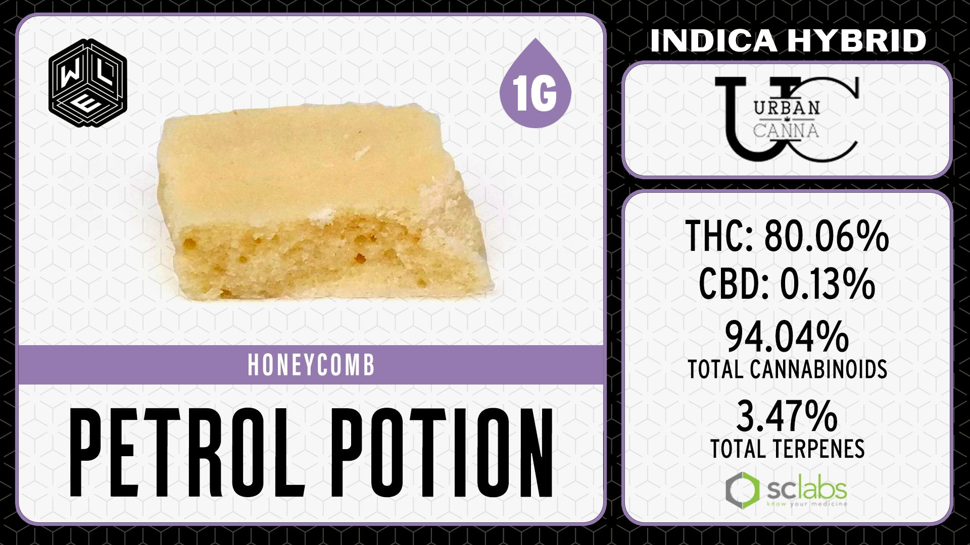 White Label Extracts - WLE | Petrol Potion | Honeycomb | 1G - 1