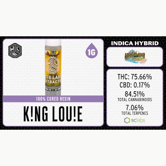 White Label Extracts - WLE | King Louie | Cured Resin Cartridge | 1G - 1