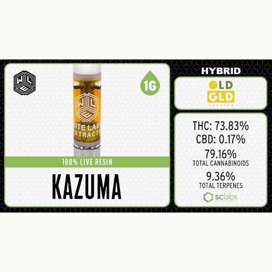 White Label Extracts - WLE | Kazuma | Live Resin Cartridge | 1G - 1