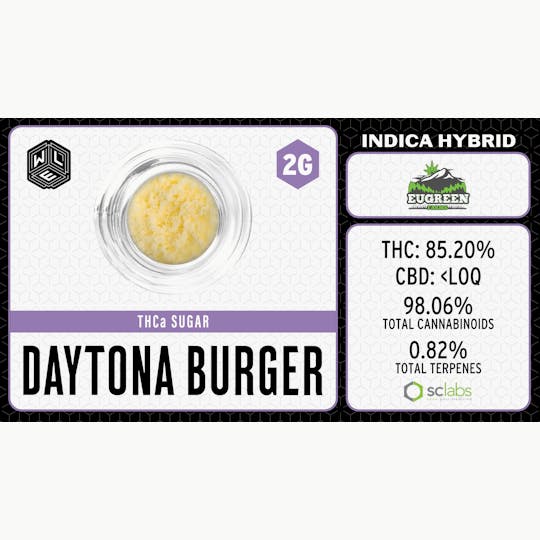 White Label Extracts - WLE | Daytona Burger | THCA Sugar | 2G - 1