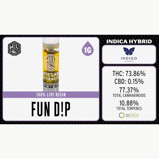 White Label Extracts - WLE | Fun Dip | Live Resin Cartridge | 1G - 1