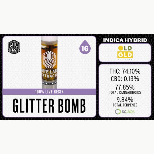 White Label Extracts - WLE | Glitter Bomb | Live Resin Cartridge | 1G - 1