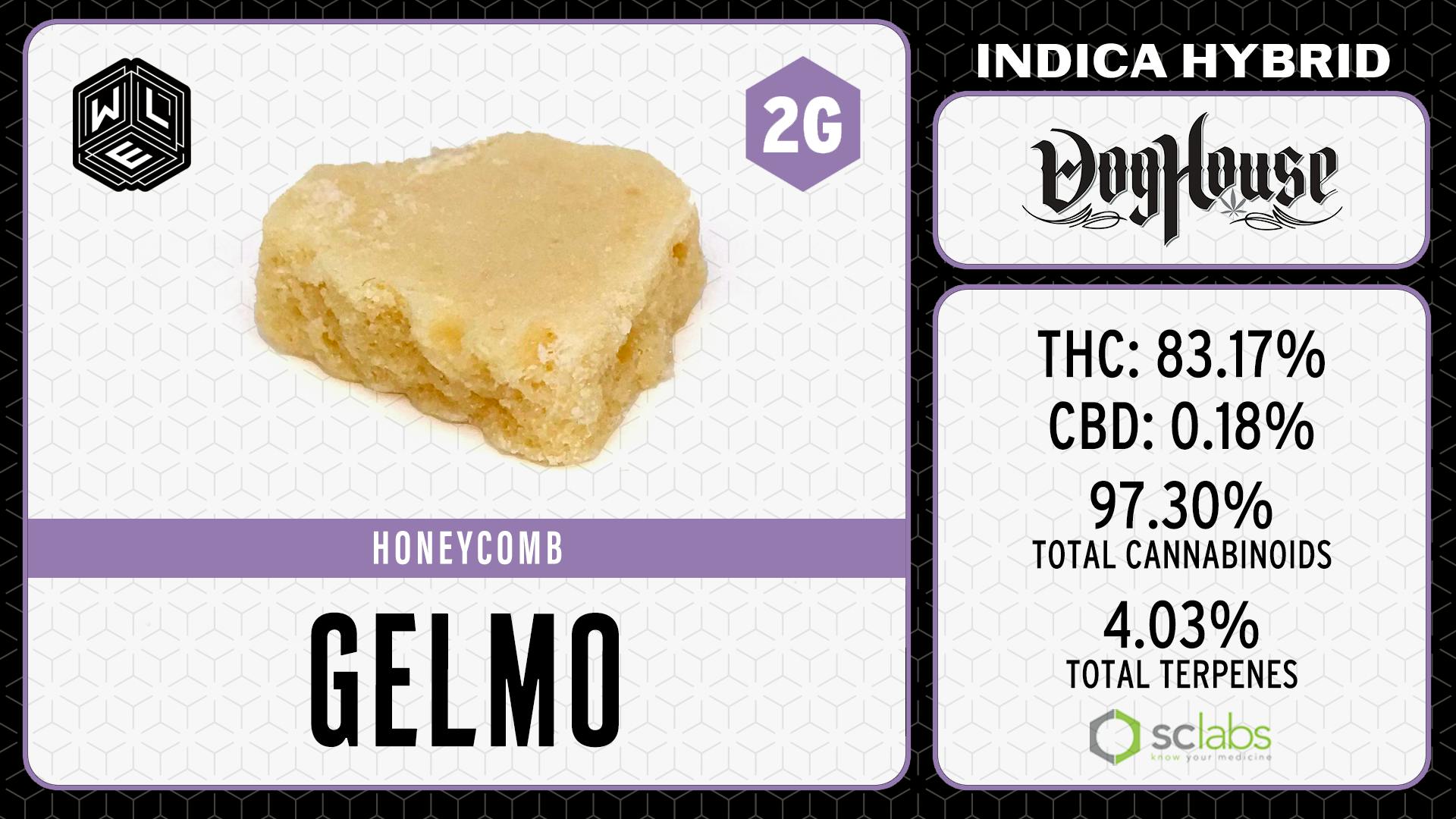White Label Extracts - WLE | Gelmo | Honeycomb | 2G - 1