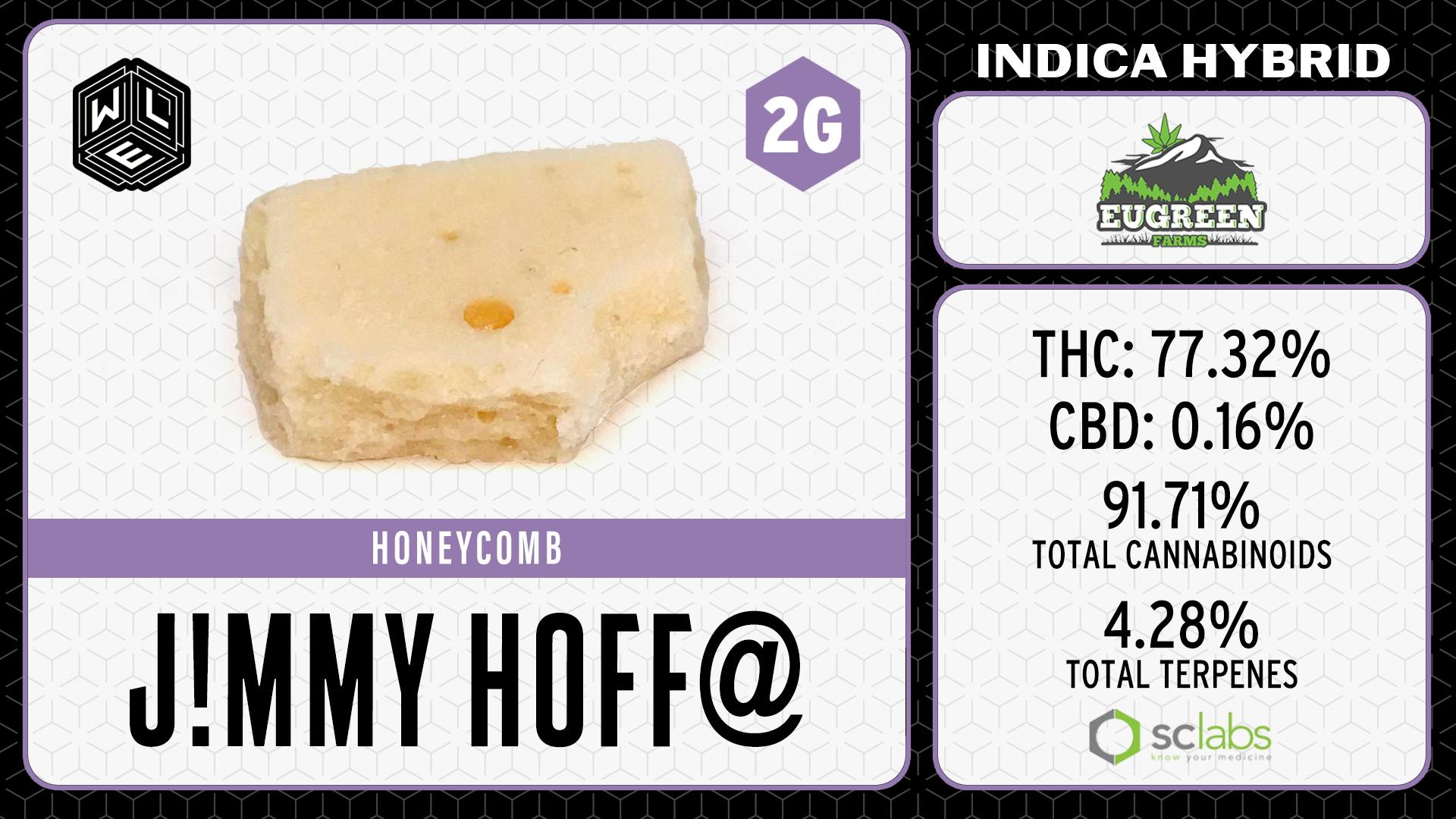 White Label Extracts - WLE | J!mmy Hoff@ | Honeycomb | 2G - 1