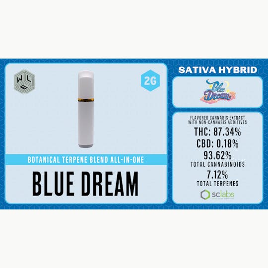 White Label Extracts - WLE | Blue Dream Botanical Terpene Blend | AIO | 2G - 1