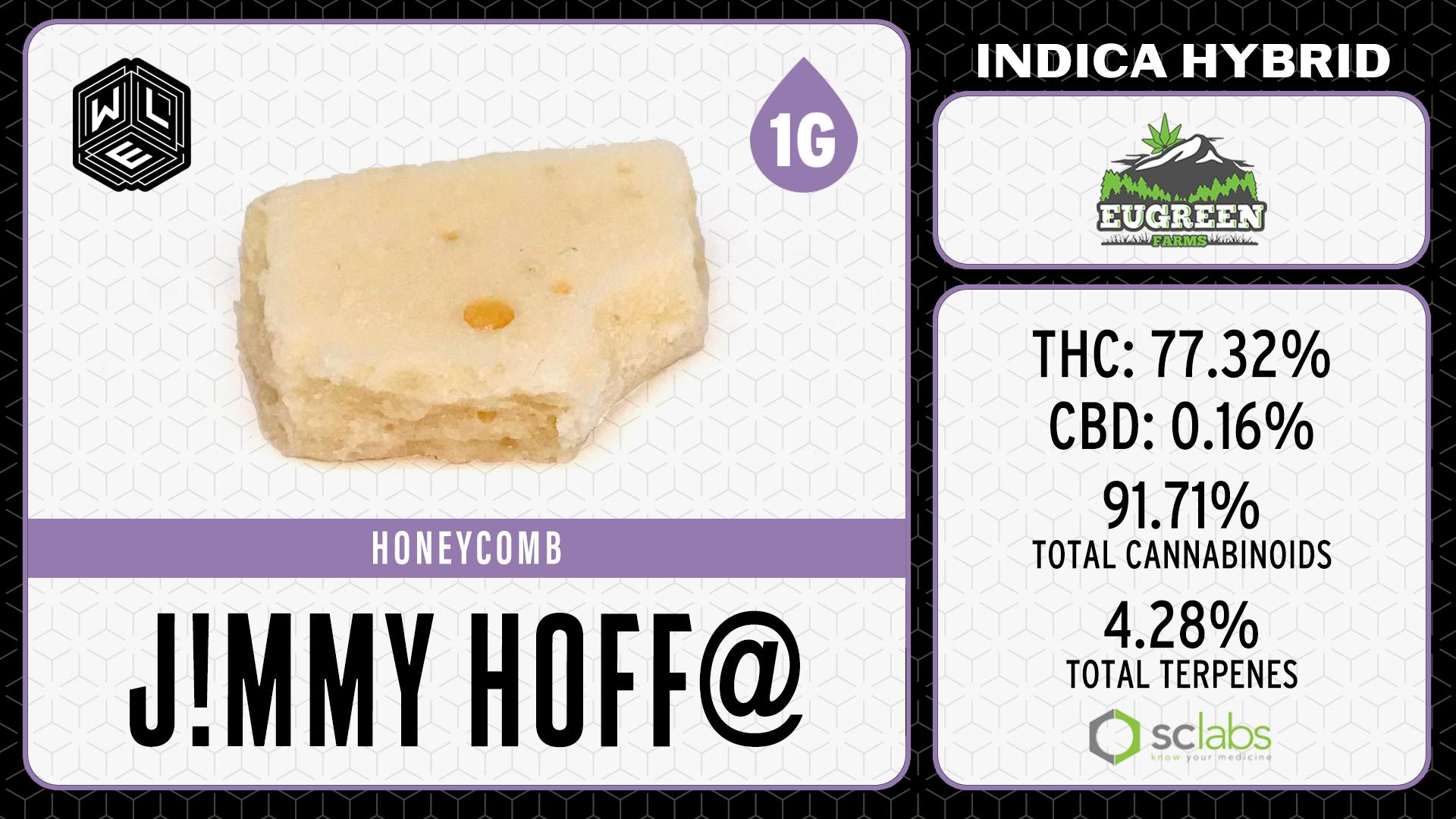 White Label Extracts - WLE | J!mmy Hoff@ | Honeycomb | 1G - 1