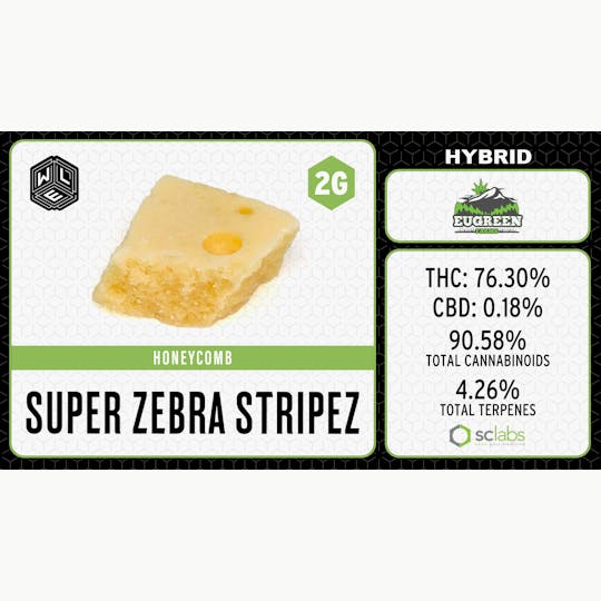 White Label Extracts - WLE | Super Zebra Stripez | Honeycomb | 2G - 1